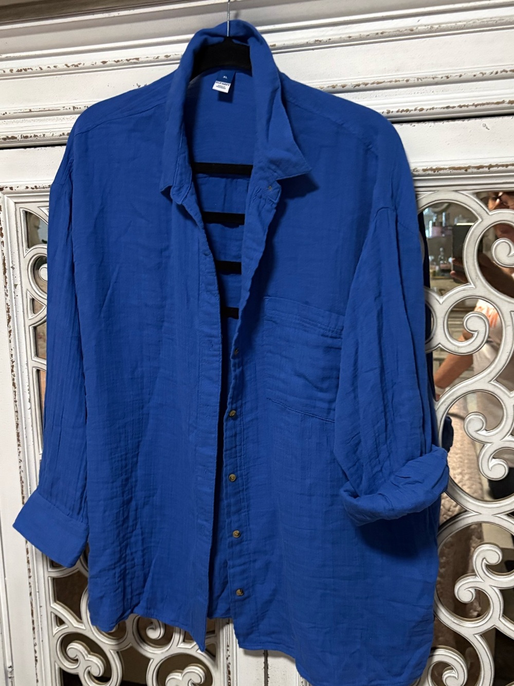 Old Navy Royal Blue Lightweight women’s Shirt Jacket